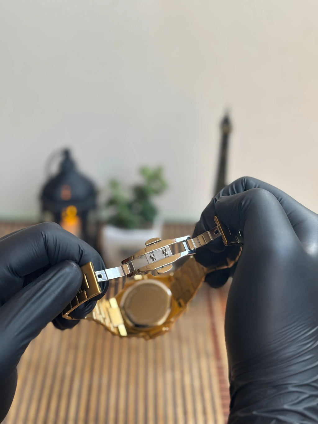 Royal Nautical-Style Men’s Watch – Gold Dial, Full Gold Bracelet My Store